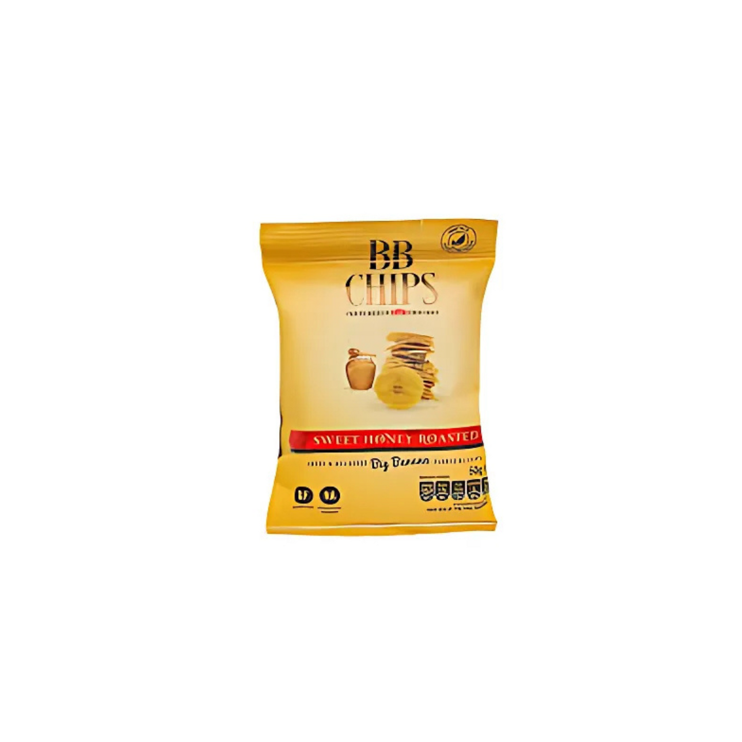 Bb Honey Plantain Chips 24 pieces box