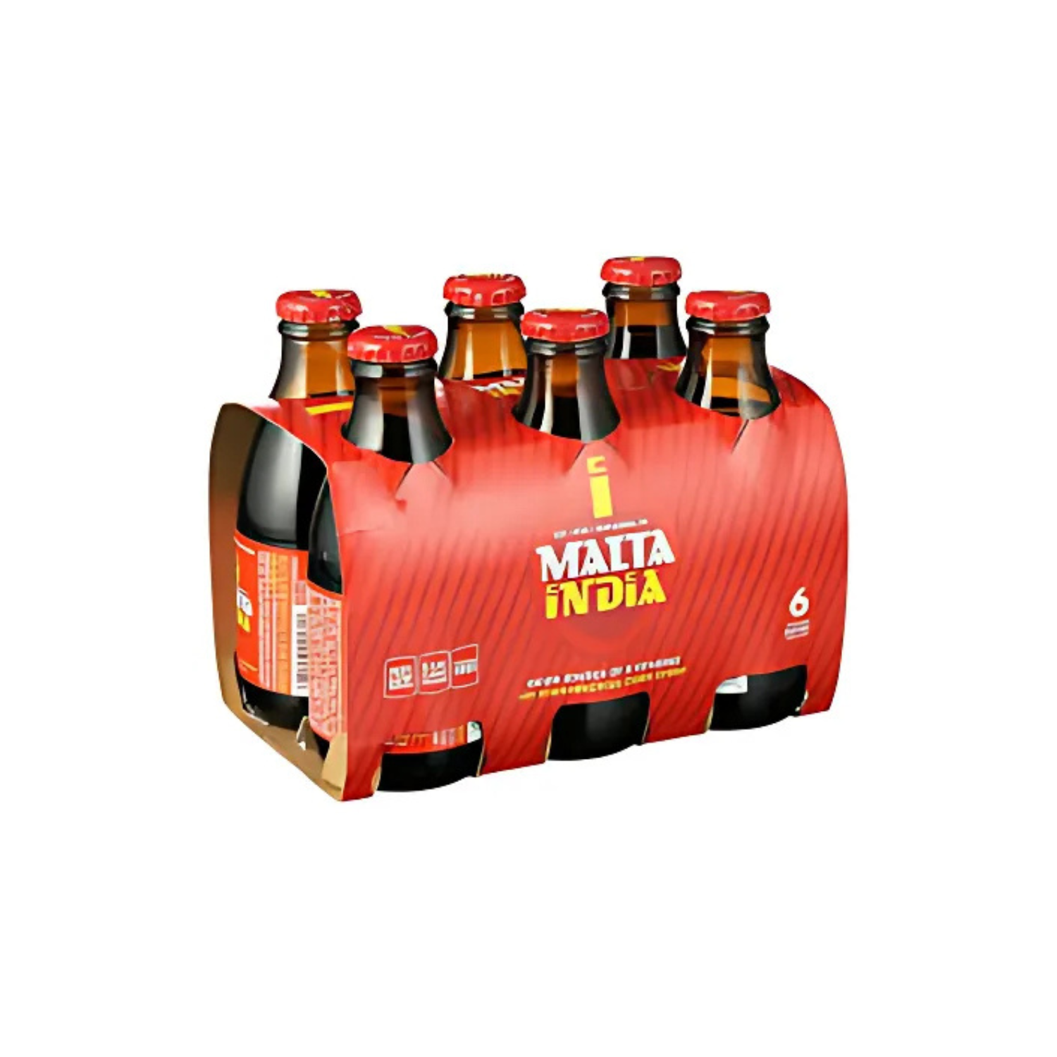 Malta India Malt Beverage, 6 Pack, 7 fl oz Glass Bottles