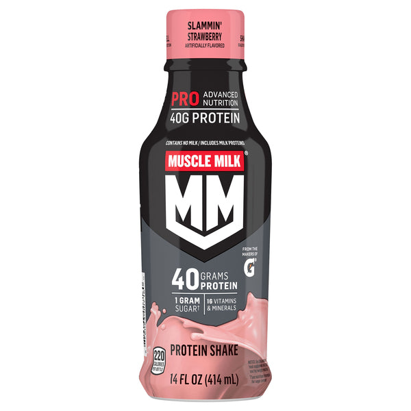 Muscle Milk Strawberry Protein Shake 14oz