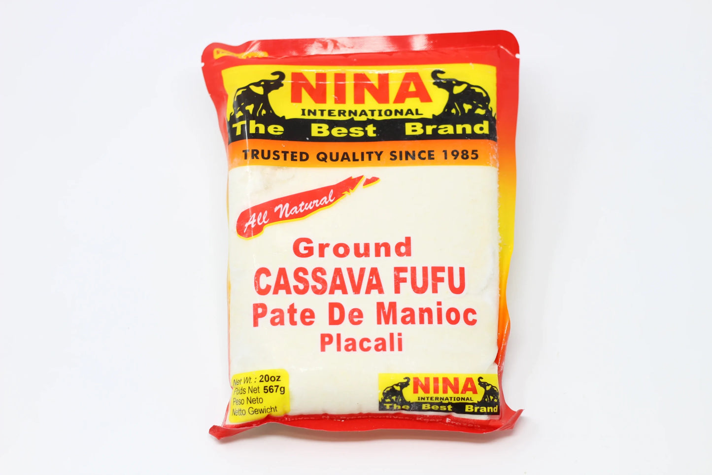 Nina Cassava Frozen Fufu 20oz