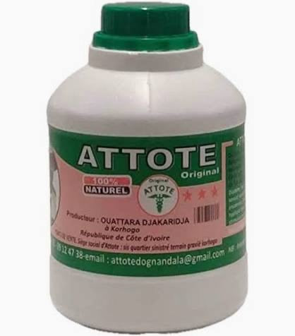 Attote Original 100% Naturel product bottle