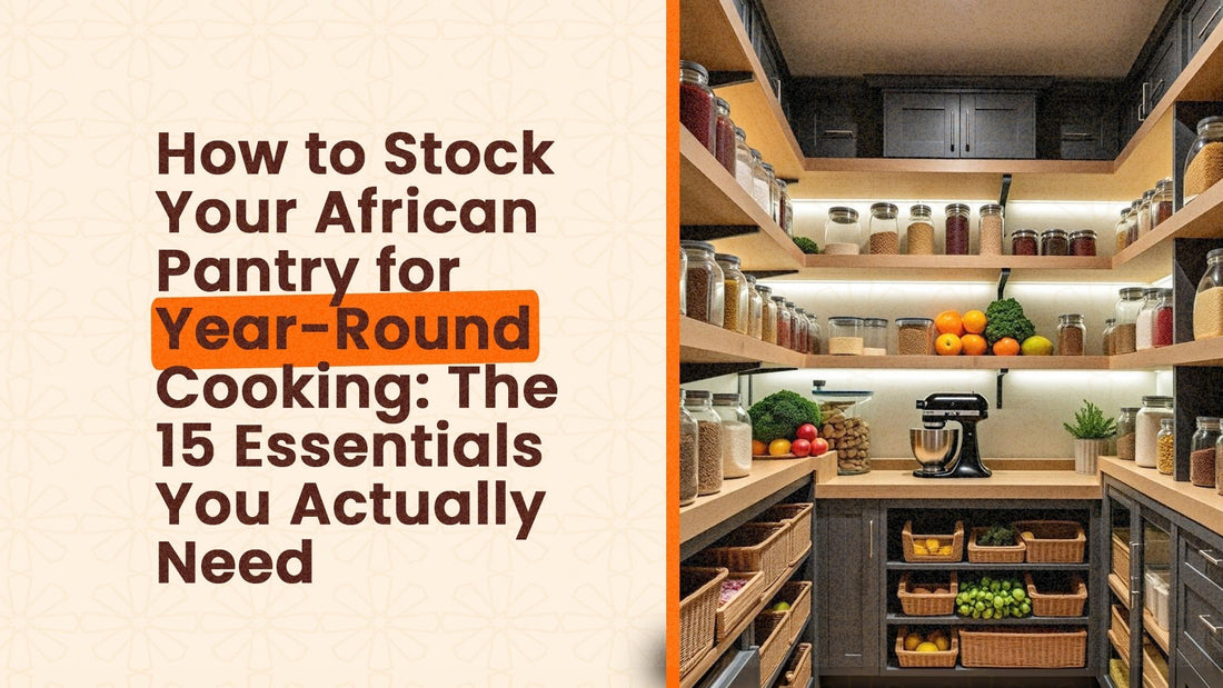 How to Stock Your African Pantry for Year-Round Cooking: The 15 Essentials You Actually Need