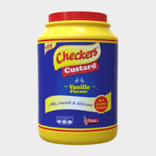 Checkers Vanilla Custard.