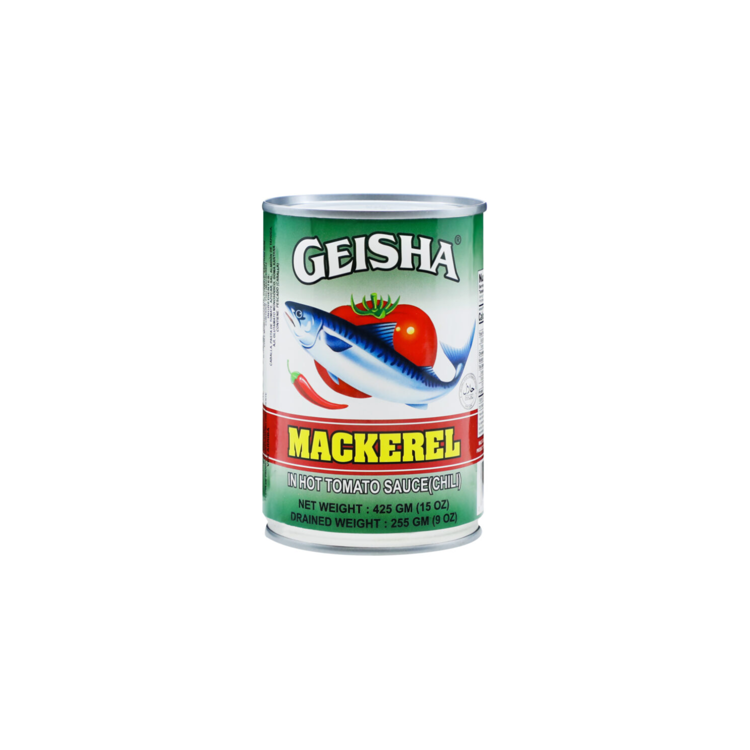 Geisha Mackerel In Tomato Sauce With Chilli 15oz