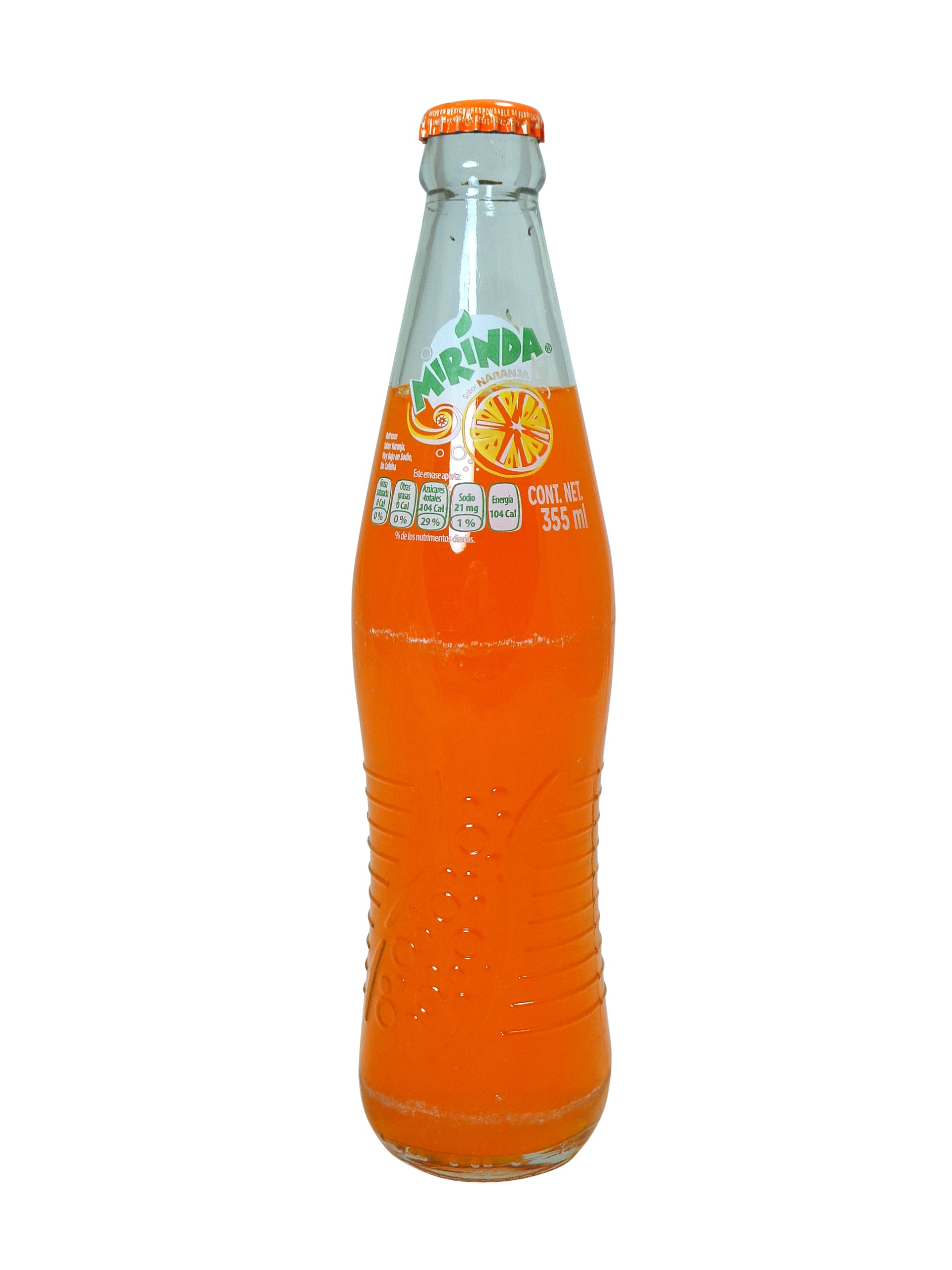 Mirinda Orange Soda (12 fl oz Glass Bottle)