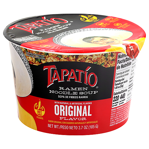 Tapatio Salsa Picante Original Flavor Ramen Noodle Soup 3.7oz