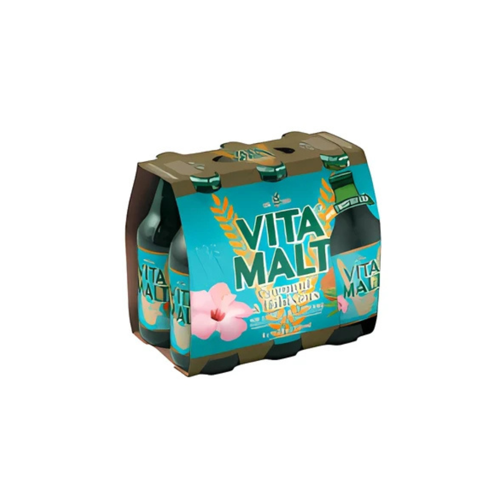 Vita Malt Coconut & Hibiscus 11.2oz *6 packs