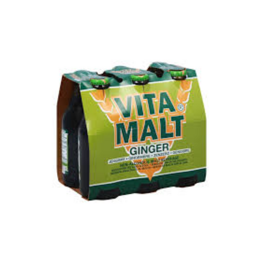 Vitamalt Ginger Malt Beverage 6 bottles - 11.2 oz