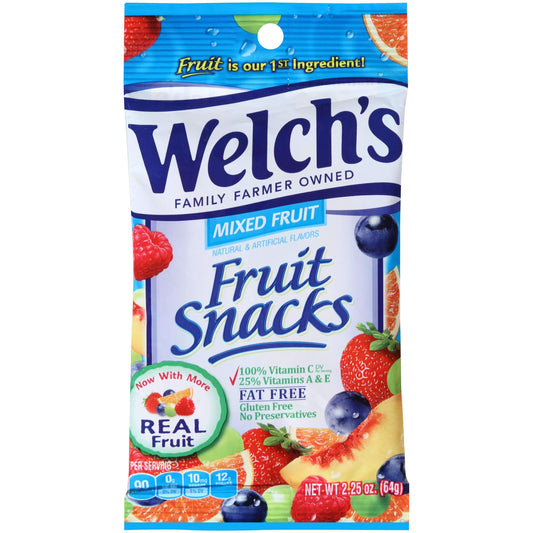 Welch's Fruit Snacks Mixed Fruit 2.25oz 