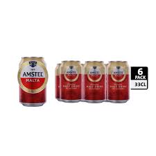 Amstel Malta Can Of 6